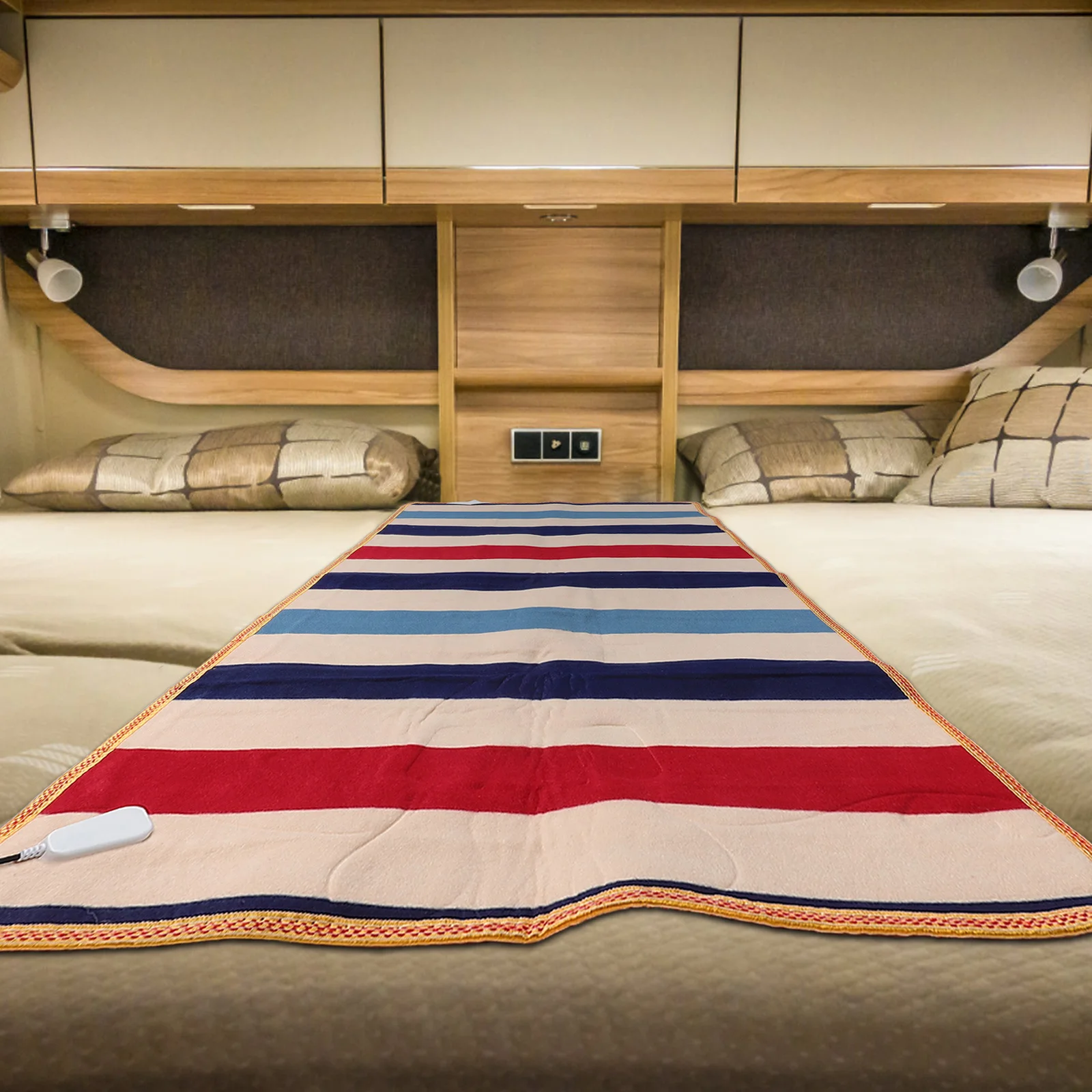 

Electric Car Blanket Heated Winter Travel Warmer For Rv Truck Camping Portable Adult Vehicle Heater Accessory Cold Weather Auto