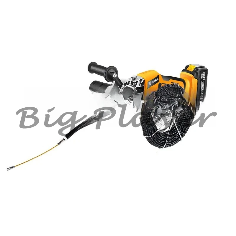 ماكينة لولبة كهربائية ببطارية ليثيوم ماكينة سحب الأسلاك الأوتوماتيكية أدوات سحب الكابلات ماكينة لولبة الجدار