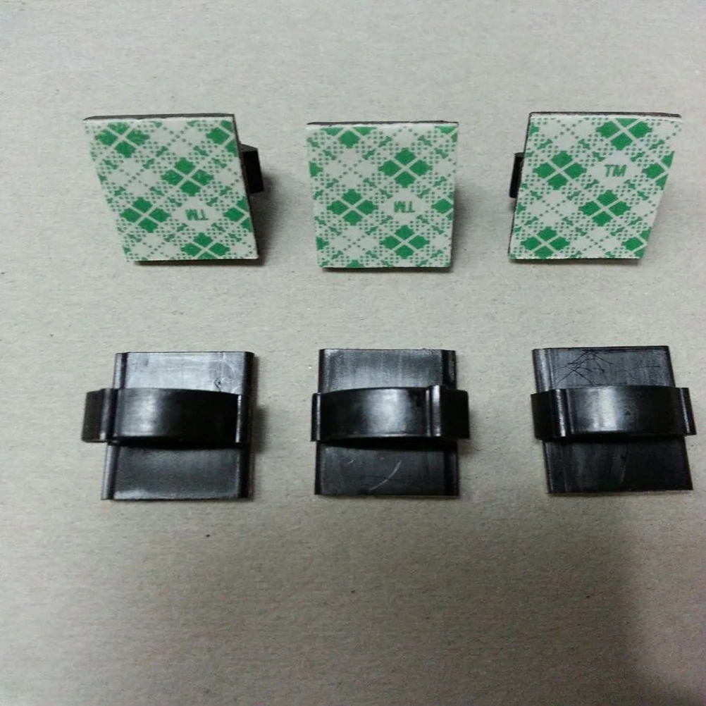 

50Pcs Double-Sided Adhesive Cable Clips Sturdy Wire Tie Holder for Office Home Car Wire Management Cable Clips