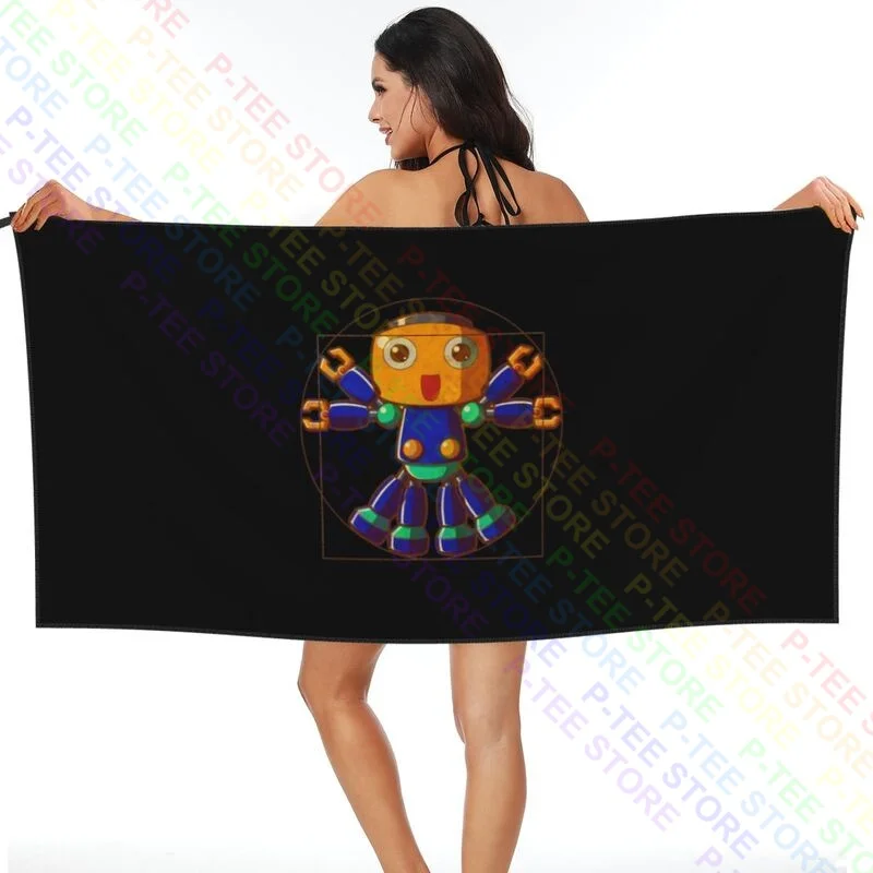 Vitruvian Servbot Quick dry Towel Outdoor Absorbent Superfine fiber