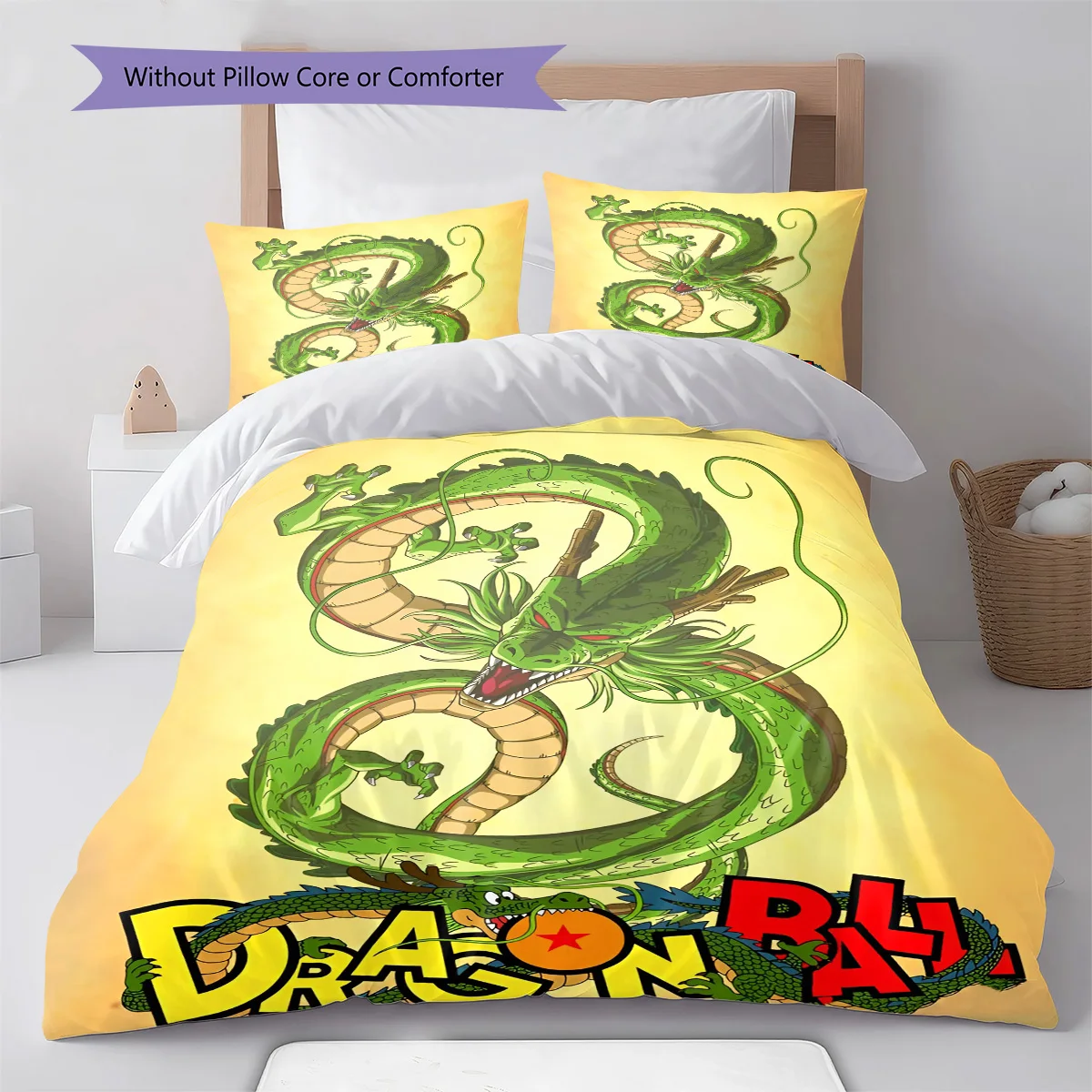 Dragon Ball Close Up Magical Pose Bedding Set Anime Duvet Cover Polyester Soft Comforter Set -QJY