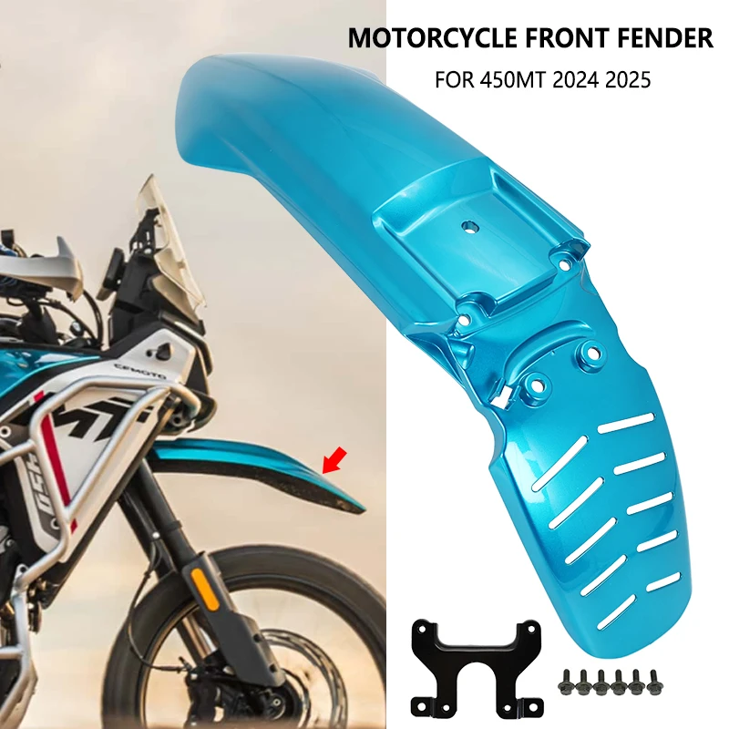 

Fit For CFMOTO 450-MT 450MT 450 MT 2024 2025 Motorcycle High Front Wheel Hugger Fender Mudguard Mud Splash Guard Fairing