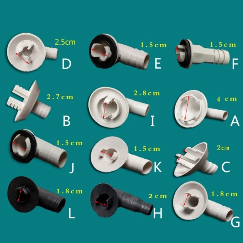 2pcs Universal Air Conditioner Drain Air Conditioner External Unit Spout Connector for Drain Nozzle Easy to Install