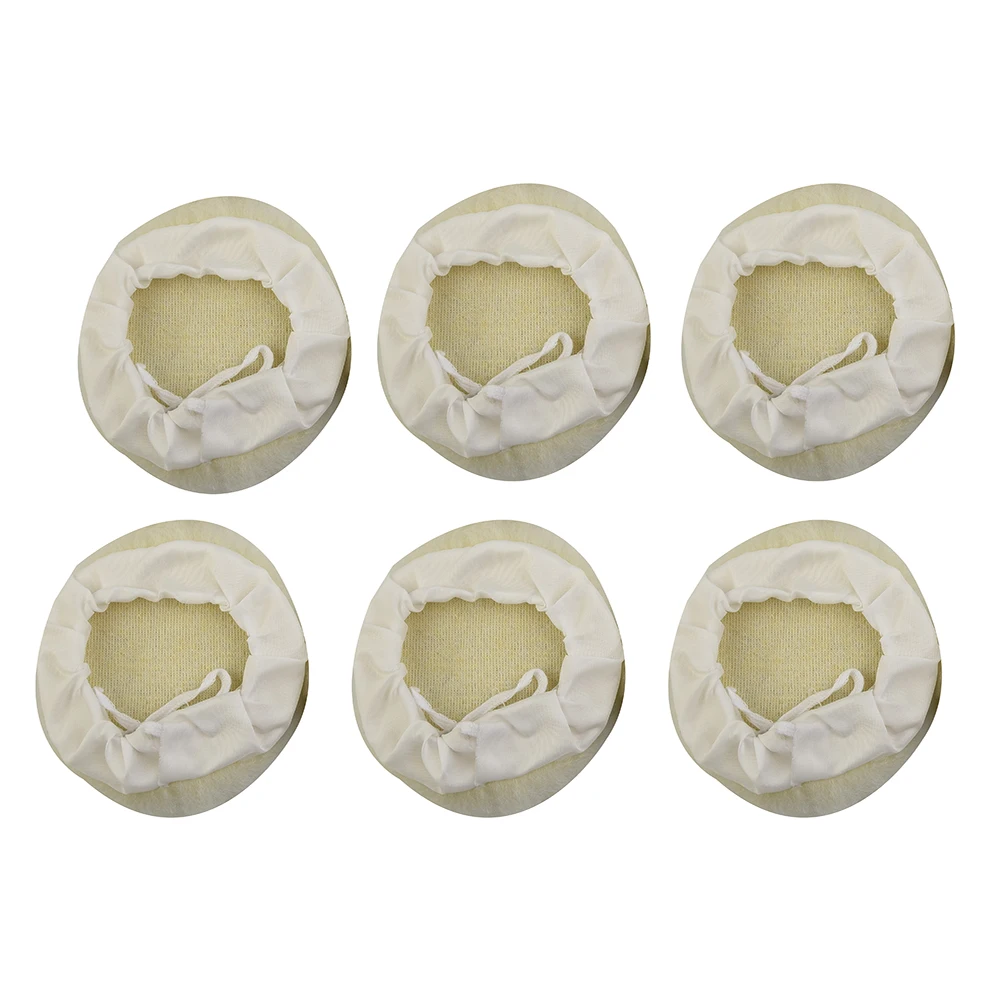 Set Buffing Pads 125mm Buffer Lamb Wool Polisher Polishing Washable 5inch 6Pcs Accessories Automotive Brand New