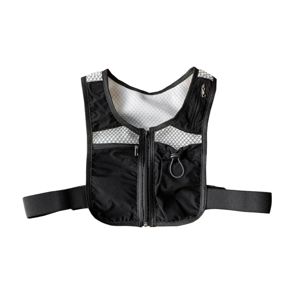 

with Pockets Reflective Running Vest Pack Waterproof Adjustable Running Hydration Vest Bag Multifunctional Convenient