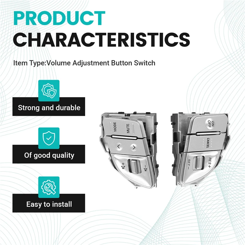 

A73X-многофункциональная кнопка регулировки громкости на руле, переключатель круиз-контроля для Hyundai Tucson IX35 2010-2014