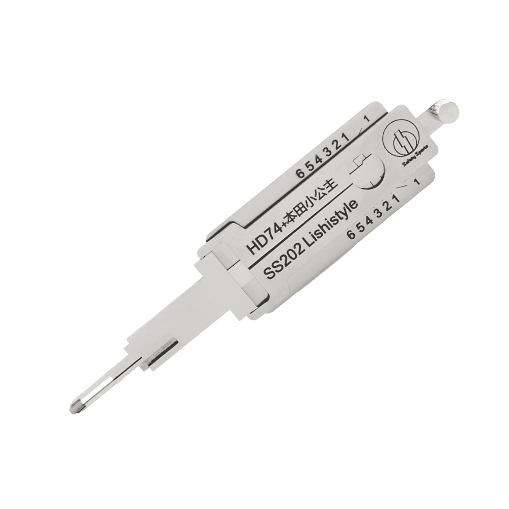 

HID74+ SS202 High Quality LISHI 2in1 for Honda Dio Motorcycle Cylinder Professional Locksmith Supplies Repair Tools