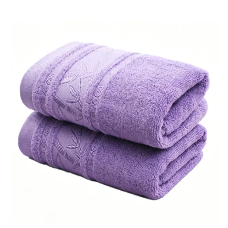 Bamboo Summer Towels Set for Adults 1/2/4pcs 34x74cm/70x140cm Thick Absorbent Home Bath Beach Towels Luxury Bathroom Gift Towels
