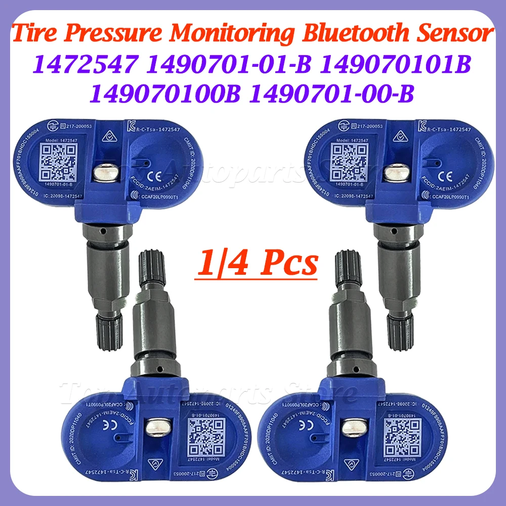 1472547 1490701-01-B 149070101B 149070100B 1490701-00-B Bluetooth Tpms Sensor For 2021 2022 Tesla Model 3 Model Y Model S X