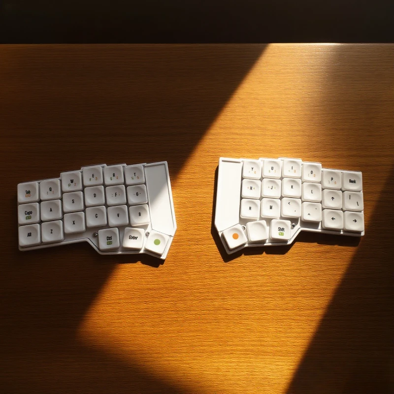 

Corne Split Keyboard Low Profile Wireless Bluetooth Dual-Mode Keyboards Custom RGB Hot Swap ZMK Gaming Office Split Keyboard