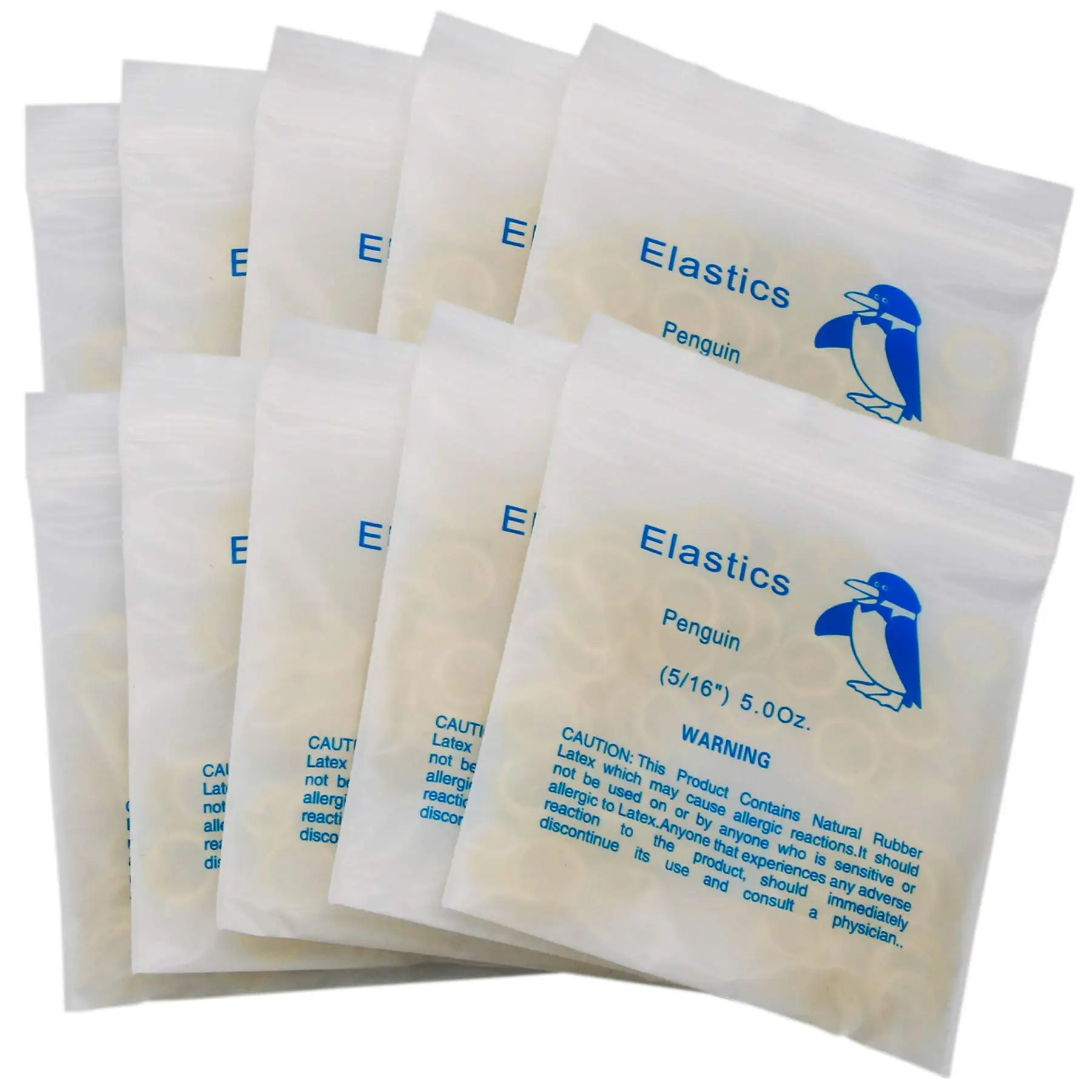 100pcs/bag Dental Orthodontic Rubber Bands Ortho Elastics Latex Braces Non-toxic Tool 3.5oz/5oz/6.5oz Dentist Rubber Bands