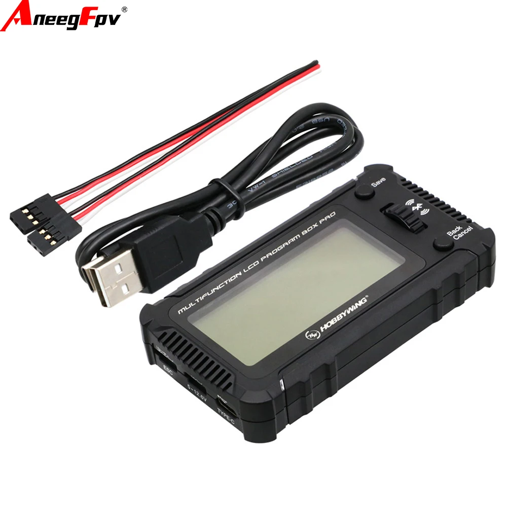 

HOBBYWING LCD Program Box Pro for PLATINUM XERUN EZRUN Seaking Pro ESC RC Model Car Boat Airplane Parameter Setting Accessories