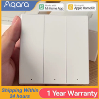 Aqara Wall Switch D1 ZigBee Smart Light Switch Button light switch aqara remote control Fire Wire With /NO Neutral For Mi Home