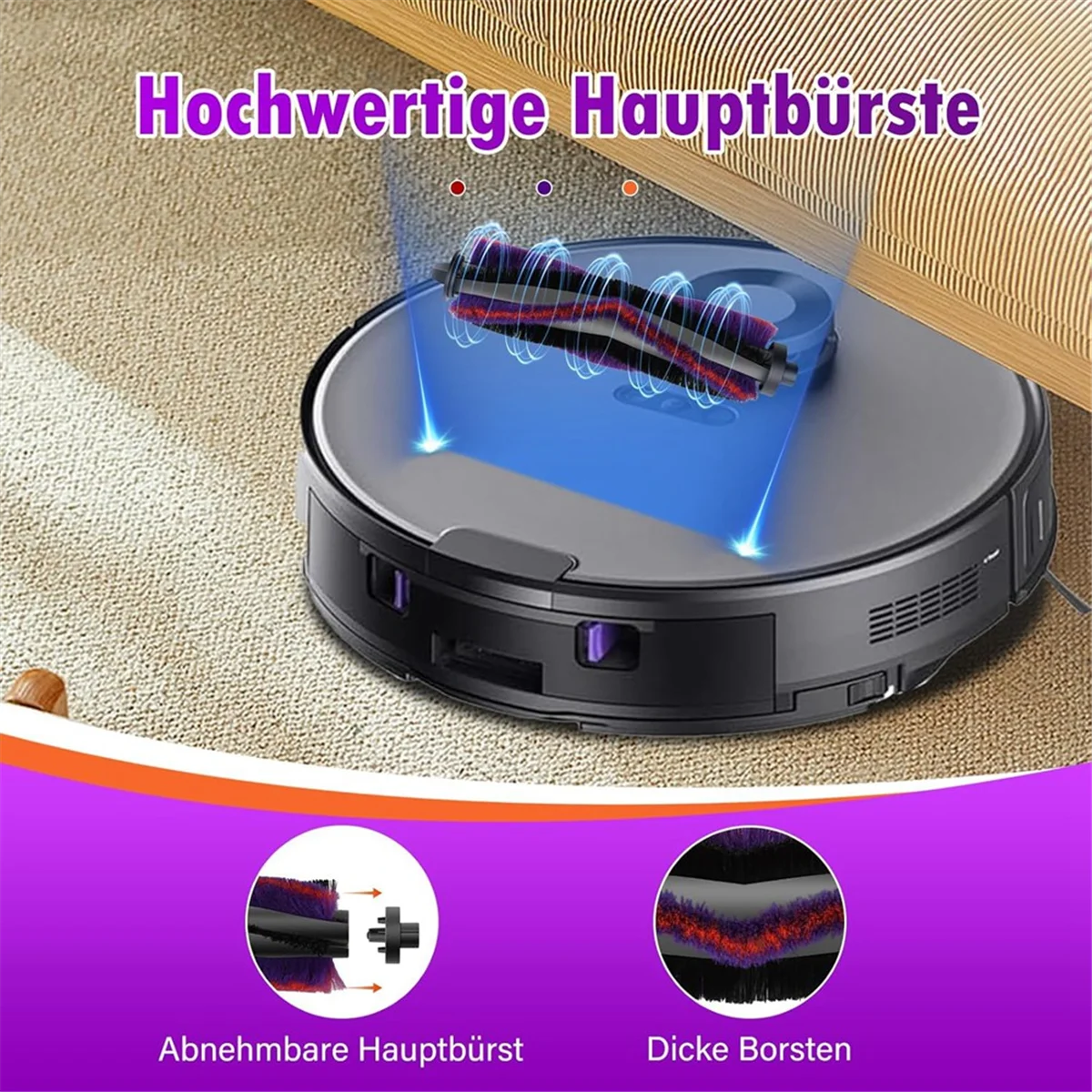 T27C For Eureka E10s Robot Vacuum Cleaner Main Side Brush Hepa Filter Mop Cloth Replacement Parts Accessories