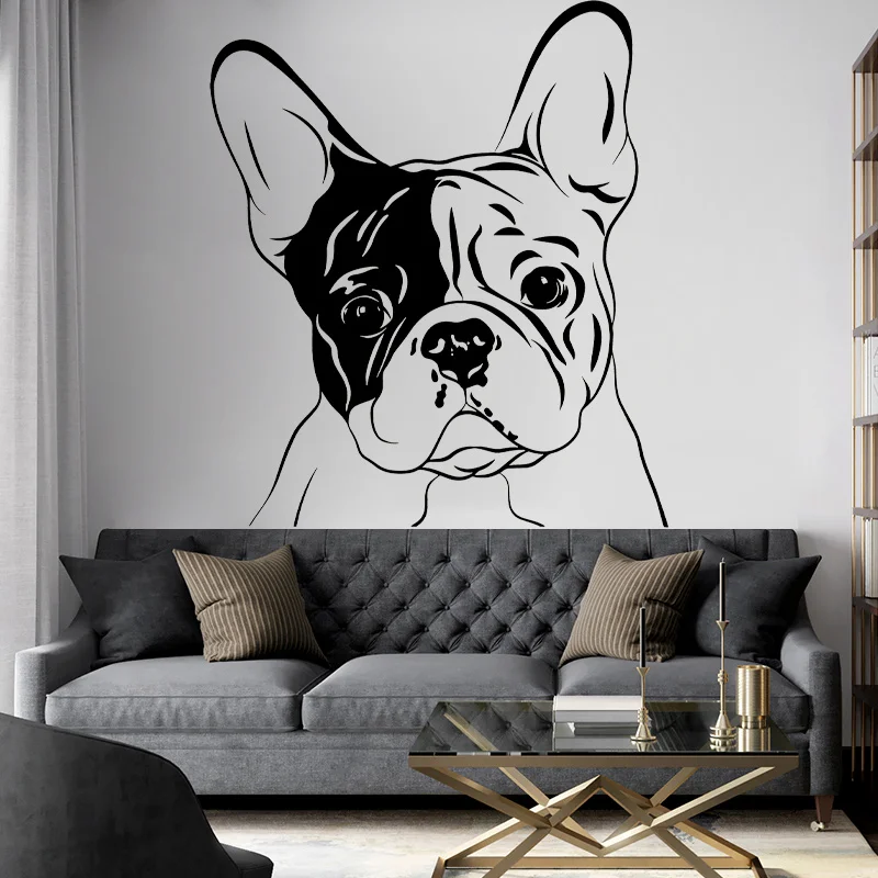 

Pet Dog Wall Sticker Vinyl Interior Home Decor for Living Room Bedroom Pet Shop Grooming Salon Decoration Animals Decals Z579