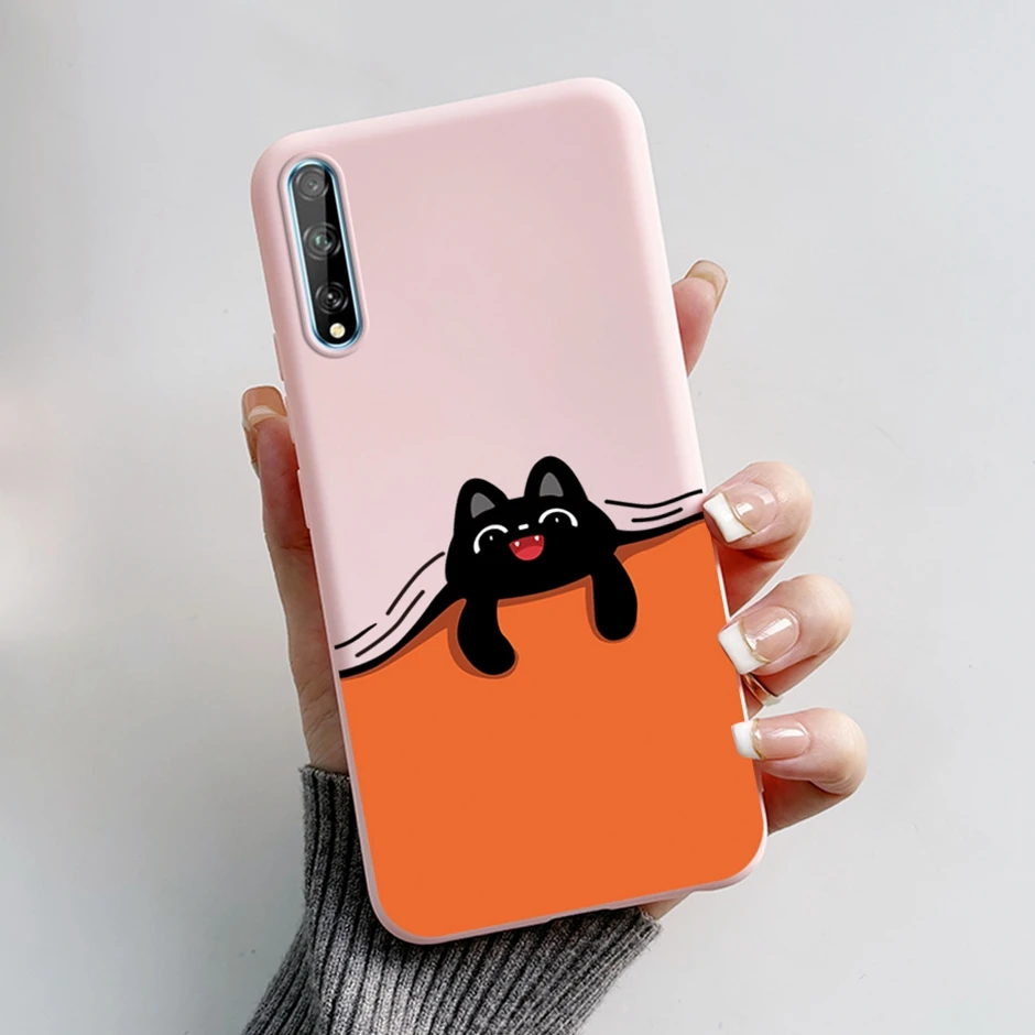 Novel Style Bumper  For Huawei y8p 2020 Personality  Creative  Shilicone Phone Case Cover For Huawei P Smart S Shockproof Shell