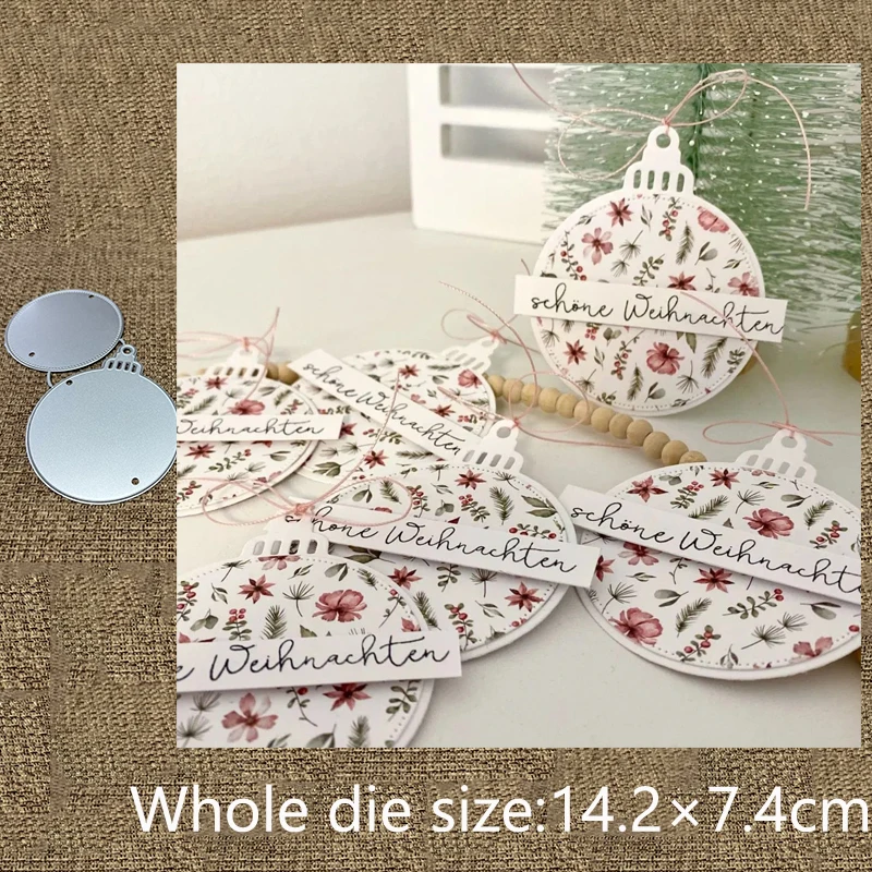 New Design Craft Metal stencil mold Cutting Die Christmas bell decoration scrapbook die cut Album Paper Card Craft Embossing