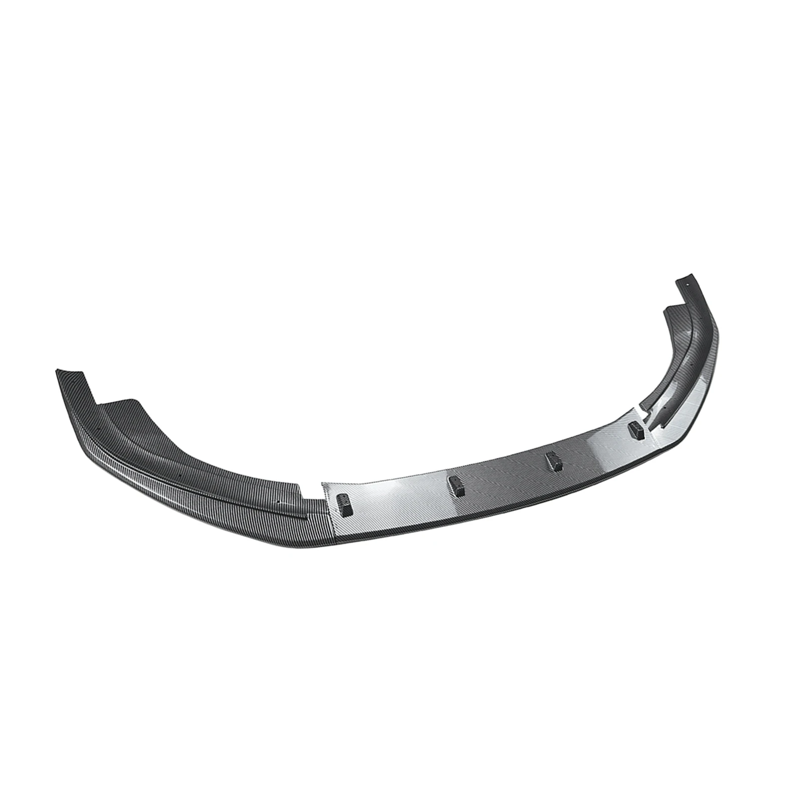 For Volkswagen VW Golf 6 MK6 R 2010-2013 Front Bumper Spoiler Lip Carbon Fiber Look/Gloss Black Lower Splitter Protector Blade - view 3