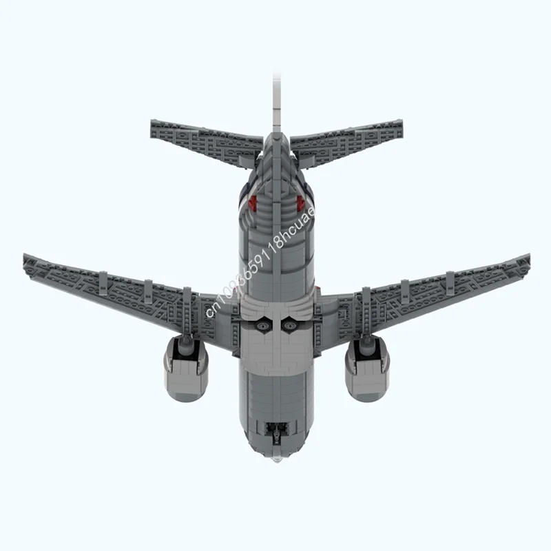 1887 ชิ้น MOC โบอิ้ง ซิตี้ แอร์พอร์ต โมเดล บล็อกตัวต่อ ของเล่นเด็ก ประกอบเอง ของขวัญวันเกิด ของเล่นเสริมพัฒนาการ DIY ของขวัญคริสต์มาส