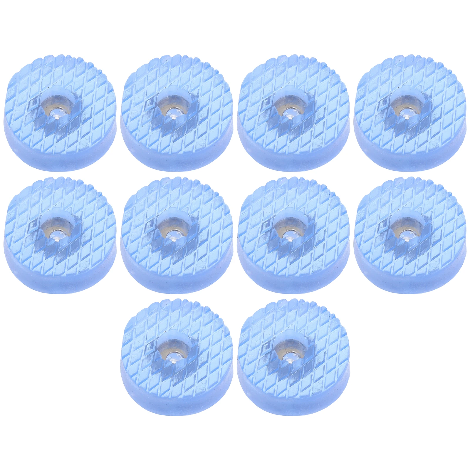 

10 Pcs Soft Rubber Transparent Furniture Leg Pads Antislip Durable Floor Protectors for Hardwood Easy Installation Versatile