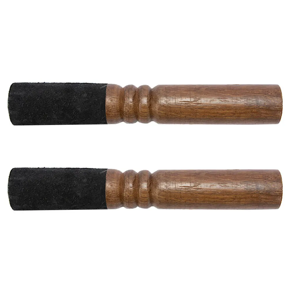 

2pcs Peach Wood Grinding Rod Sound Bowl Mallet For Meditation Yoga Studio Wooden Stick Singing Bowl Accessory Instrument Part