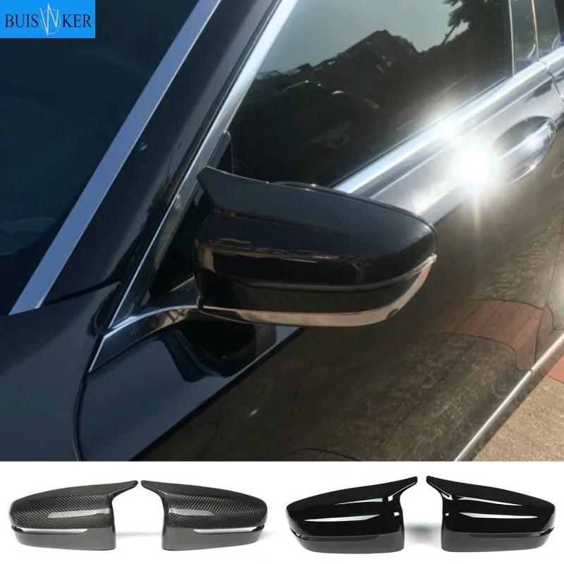 

For BMW 3 4 5 7 8-Series G20 G21 G28 G11 G12 G14 G15 G16 G30 G31 G38 G22 Carbon Fiber Exterior Side Rearview Mirror Cover Trim