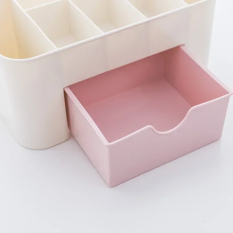 Double Layer Plastic Makeup Organizers Storage Box Cosmetic Drawers Jewelry Display Box Case Desktop Container Boxes Organizer