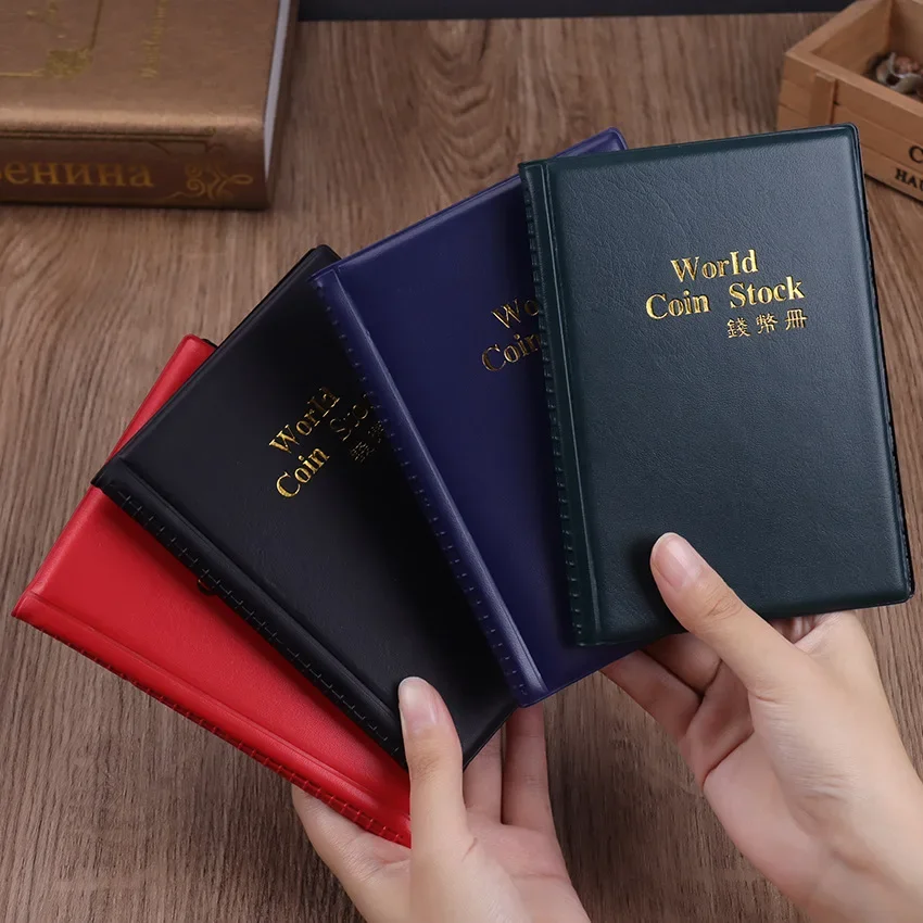 120 Pocket Albums Album Books For Coin Collectors Collectors Organisers for Coin Collecting Home Decor Albums Coin Album Holders