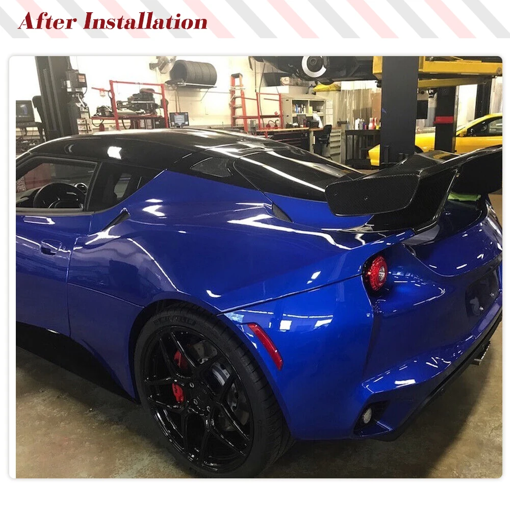 Rear Trunk Spoiler Wing for LOTUS Evora Base S Coupe 2-Door 2010-2016 Carbon Fiber Car Rear Wing Spoiler Big Customized Wing