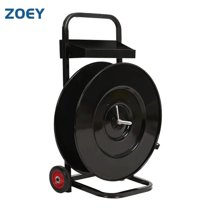 400mm Inner Diameter Strapping Strap Cart for PET PP Fiber Strap Portable Convenient Packing Strapping Belt Dispenser Cart