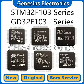 STM32F103VCT6 STM32F103C8T6 STM32F103VET6 STM32F103ZET6 STM32F103RBT6 STM32F103CBT6 STM32F103RET6 STM32F103RCT6, 5 Pièces