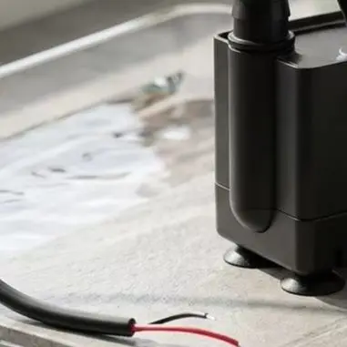 DC Brushless Water Pump For Pet Water Dispenser Aquarium Fountain Quiet 12V 90L H Flow Rate Energy Efficient Submersible