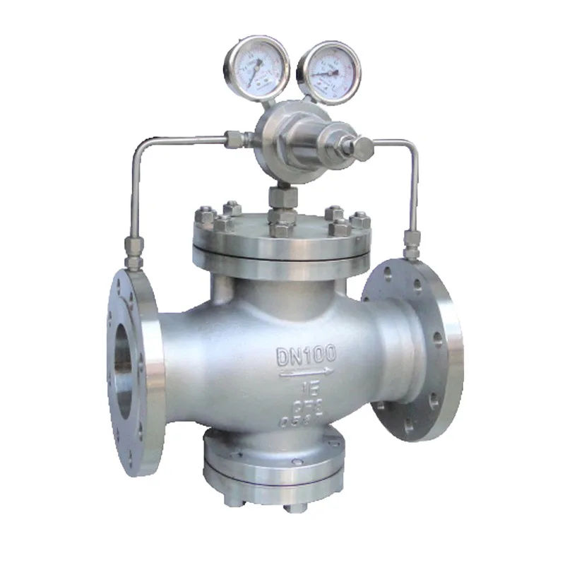 

Yk43xf High Pressure Stainless Steel Oxygen Adjustable Reducing Valve DN40 Flange Oxygen Adjustment