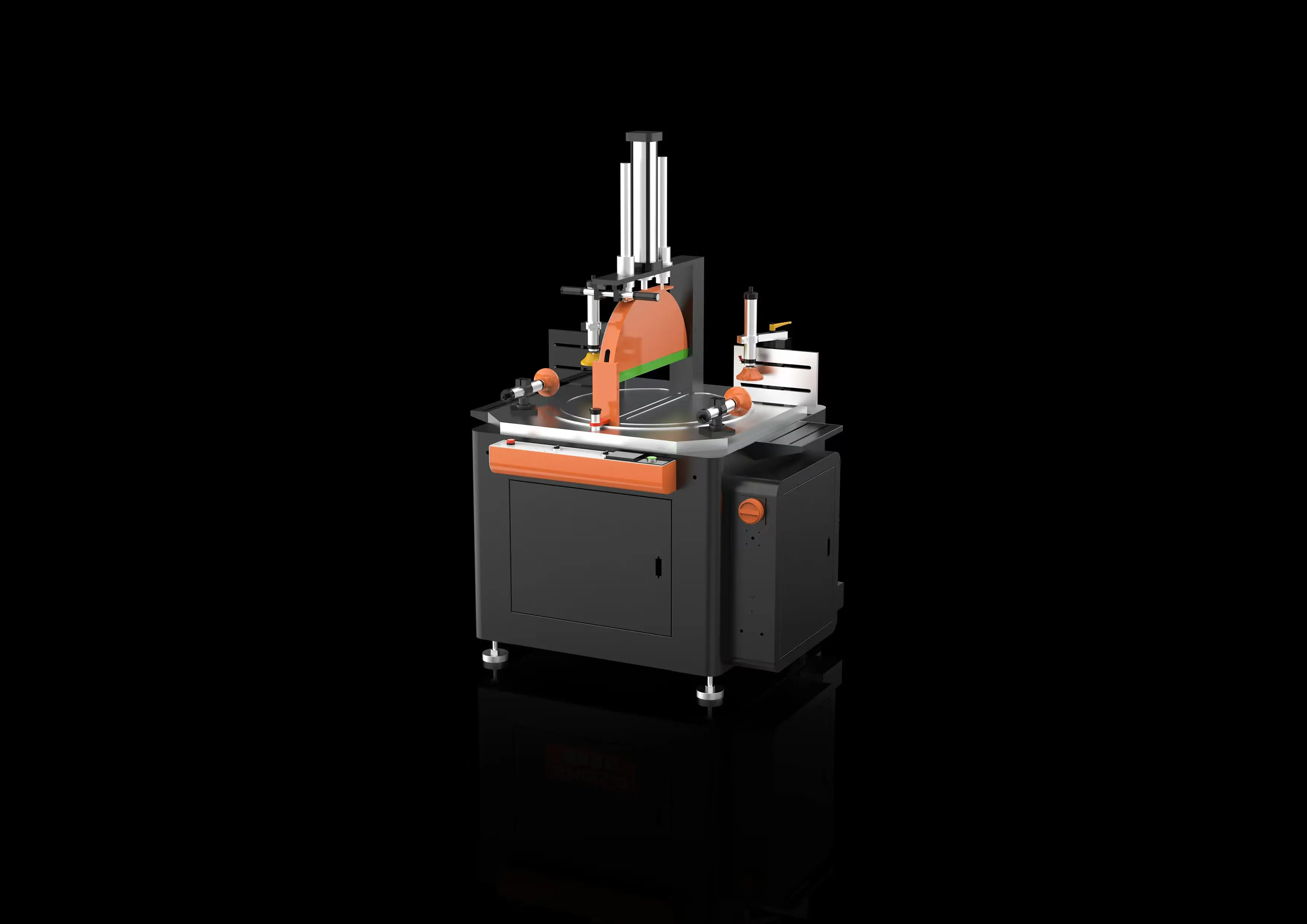Automatic Single Head Cutting Saw for Aluminum Profiles at Any Angle  Aluminum Profile Single-head Cutting Machine