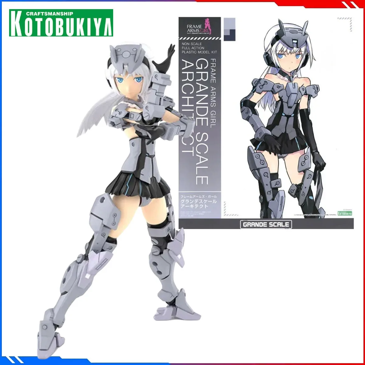 

Kotobukiya Frame Arms Girl Model Kit: Architect Grande Scale Version - Buildable Anime Mecha Girl Action Figure & Gift in Stock