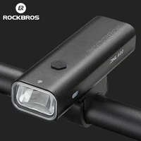 ROCKBROS 600LM luz delantera de bicicleta impermeable IPX6 tipo C recargable MTB bicicleta de carretera faro aleación de aluminio linterna de ciclismo