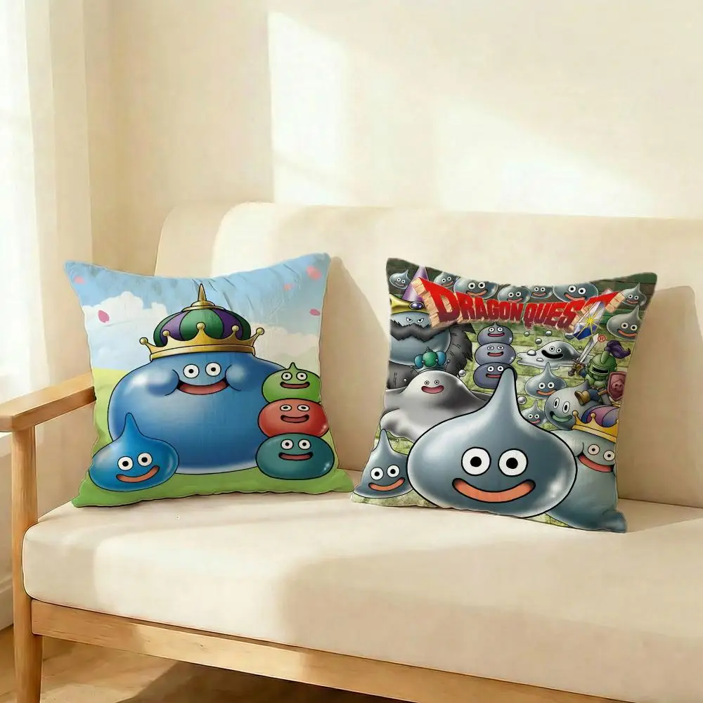 Game Dragon Quest Rocket Slime Cushion Cover Decorative Cushions Covers Cover Sofa Pillowcase