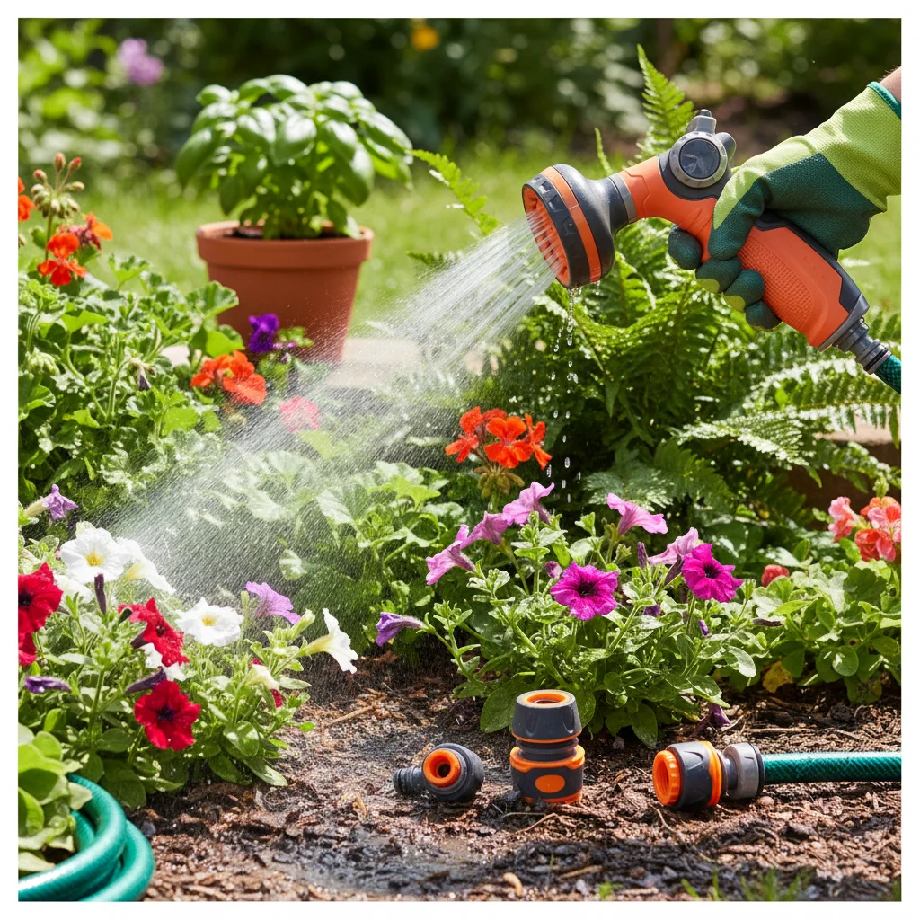 Sprinkle Watering Irrigation Tools Spray Modes Garden Water Gun Household High-Pressure Car Wash Clean Sprayer Gun Hose Nozzle