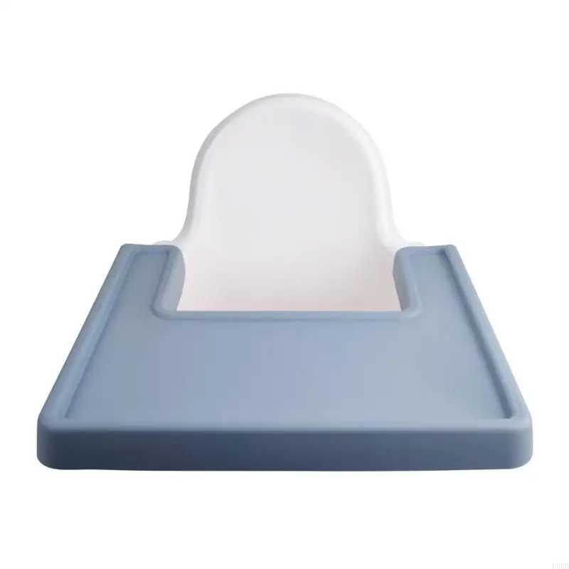 เสื่อโต๊ะ แผ่นรองจาน เสื่อโต๊ะ เสื่อรองจานอาหารเด็กแบบยืดหยุ่น แผ่นรองจาน เสื่อซิลิโคนเกรดอาหารเด็ก L8RB