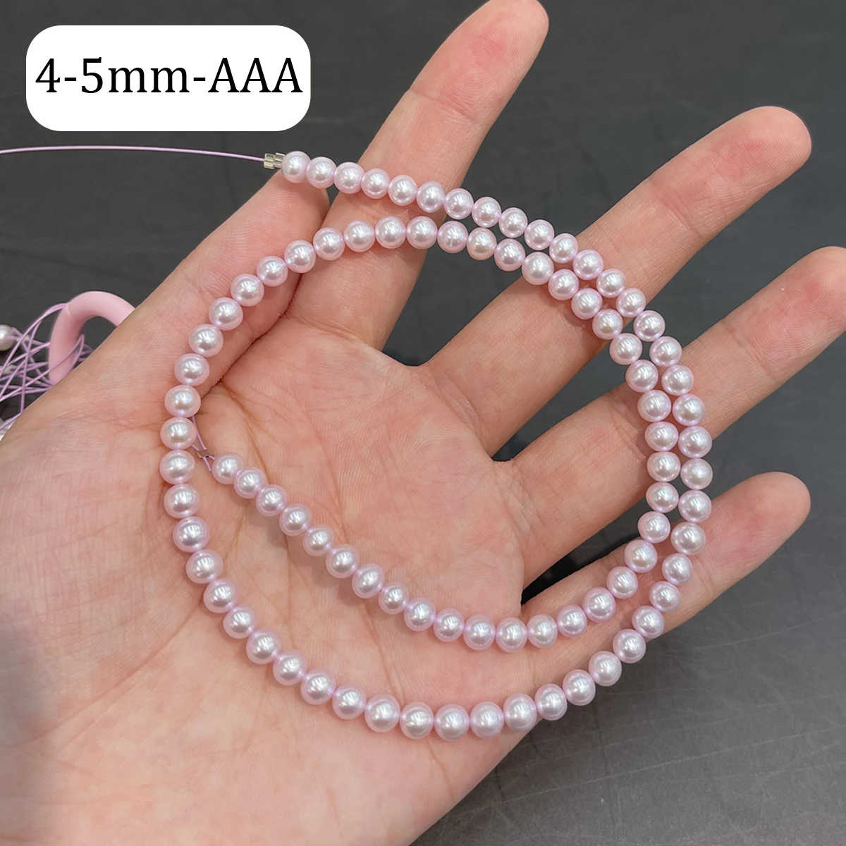 AAA 2-3mm High Quality Near-round Beads Exquisite Natural Freshwater Pearls for Jewelry Making DIY Necklace Bracelet Accessories