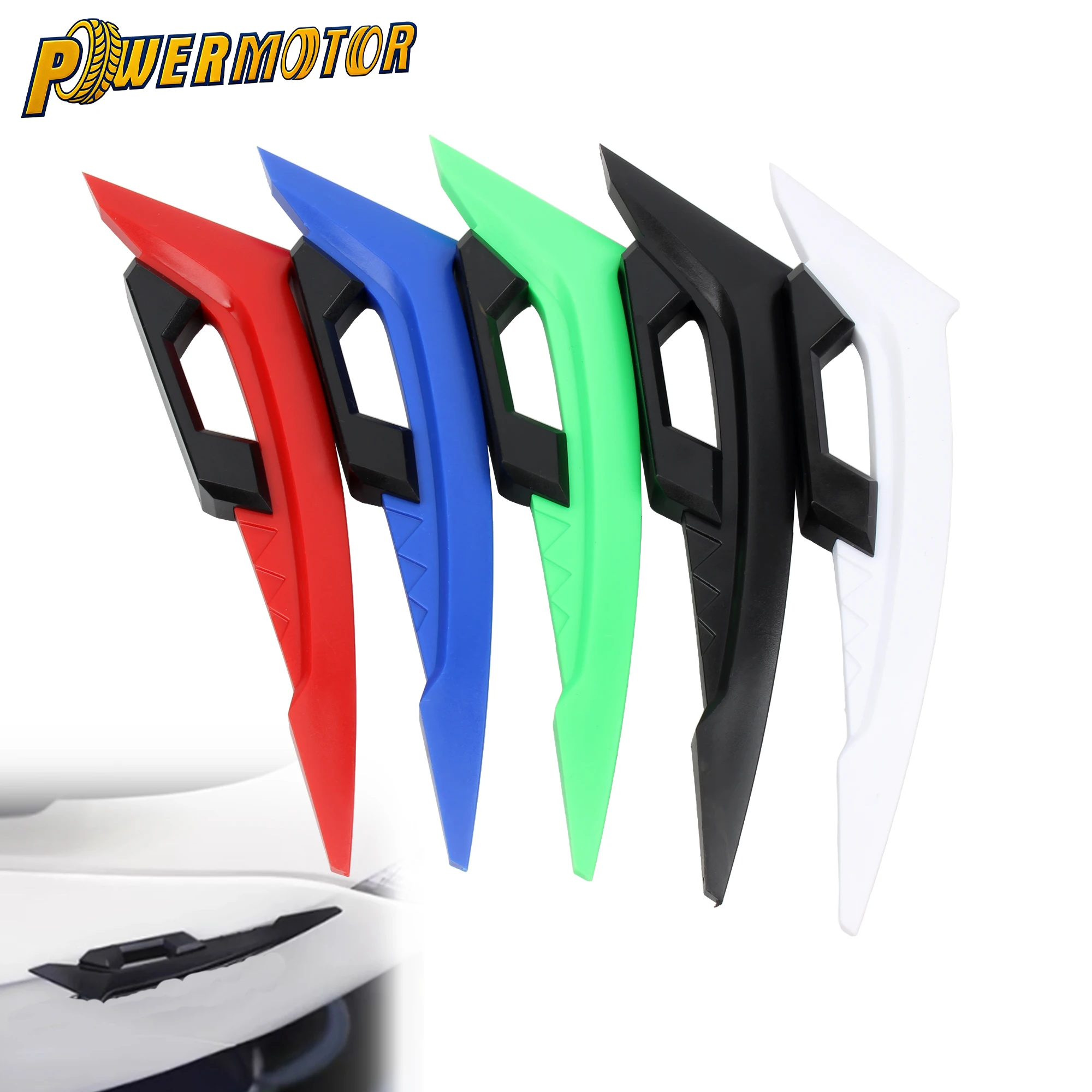 

Enduro Motorcycle Winglets Front Side Spoiler Aerodynamic Wing Fixed Wind Wing For 250SR mDirt Pit Bike Universal Accessories