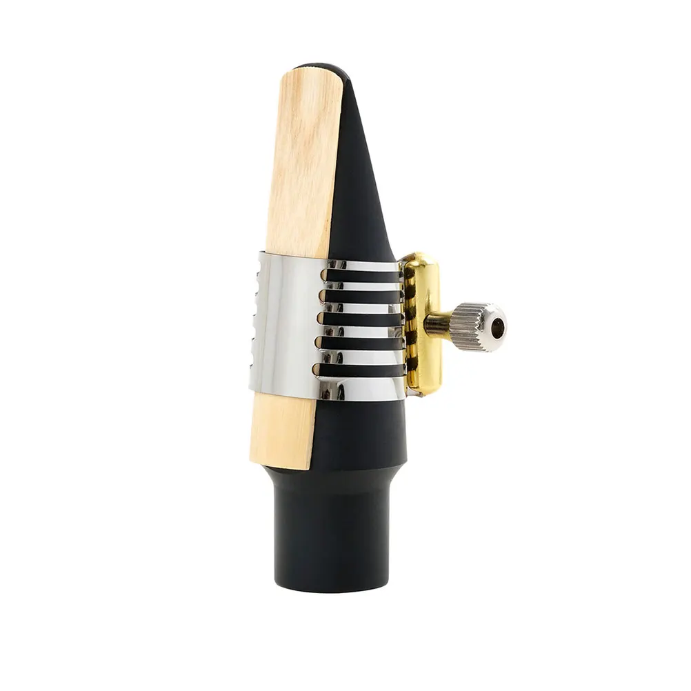 

Saxophone Stainless Steel Clamp Reed Clips Wind Instrument Parts Component Accessories Mouthpiece Ligature Head Silver Metal