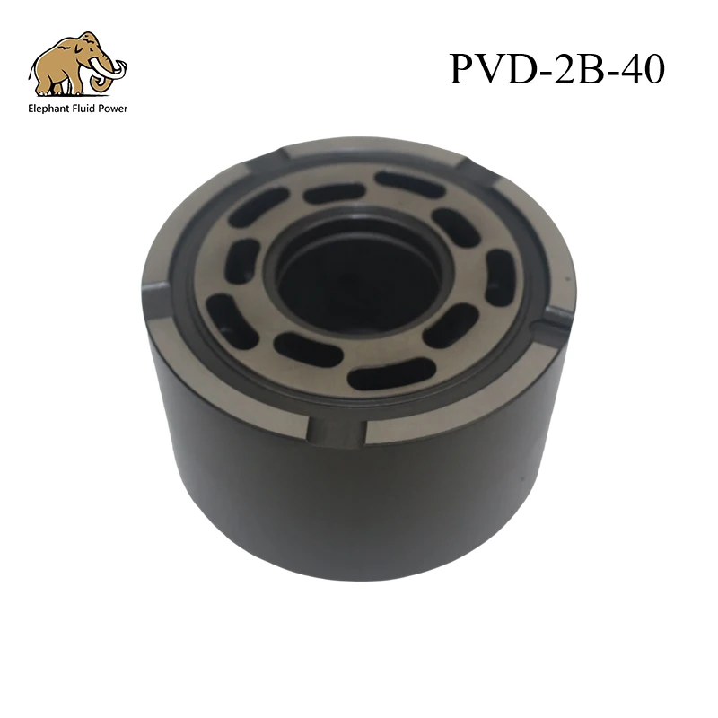 Excavator Hydraulic Main Pump Spare Parts PVD-2B-40 Cylinder Block