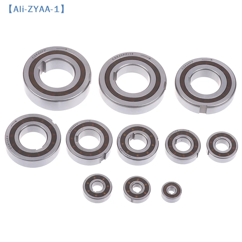 【ZYAA-1】One Way Bearing CSK8/CSK10/CSK12/CSK15/CSK17/CSK20/CSK25/CSK30/CSK35/CSK40 Dual Keyway Bearing