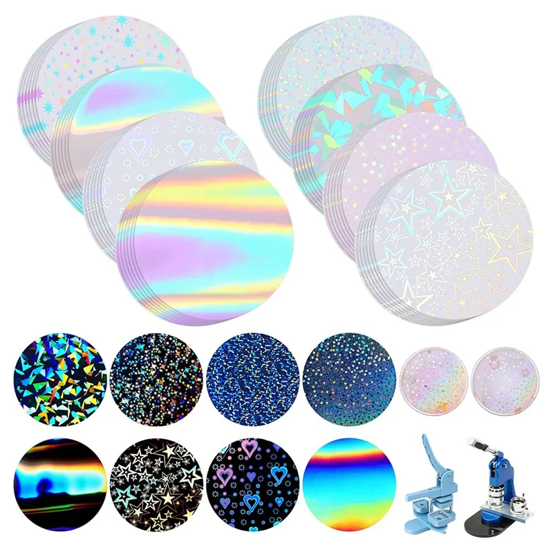ABFU-Holographic Glitter,Badge - огляд і ціна Button Badge Blank