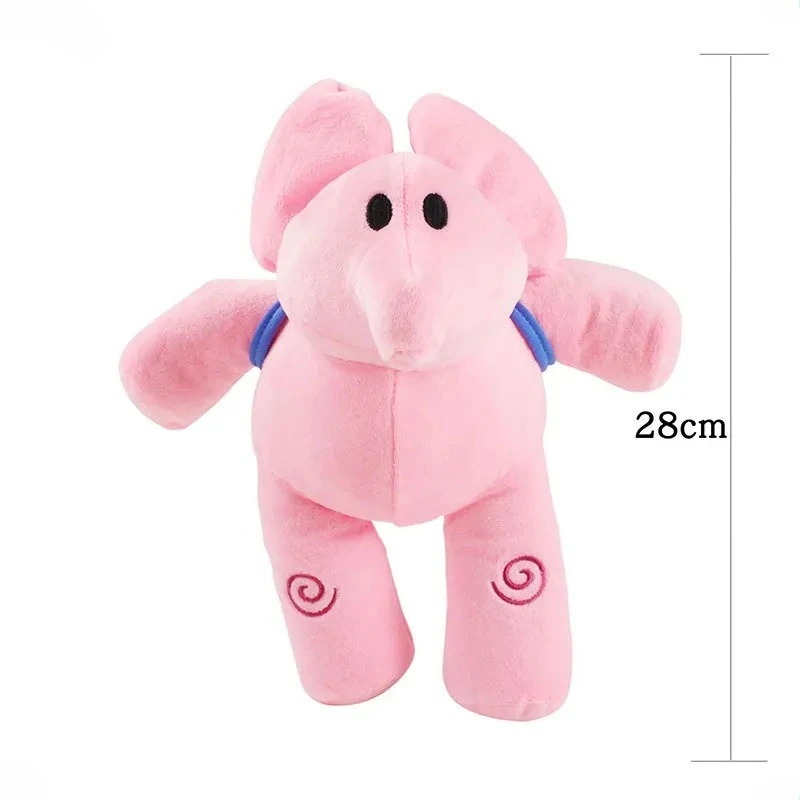 Nuovo caldo simpatico peluche childe tranquillamente Pocoyo peluche Barto anatra cucciolo Lula Aili elefante bambola regalo di compleanno regalo di festa
