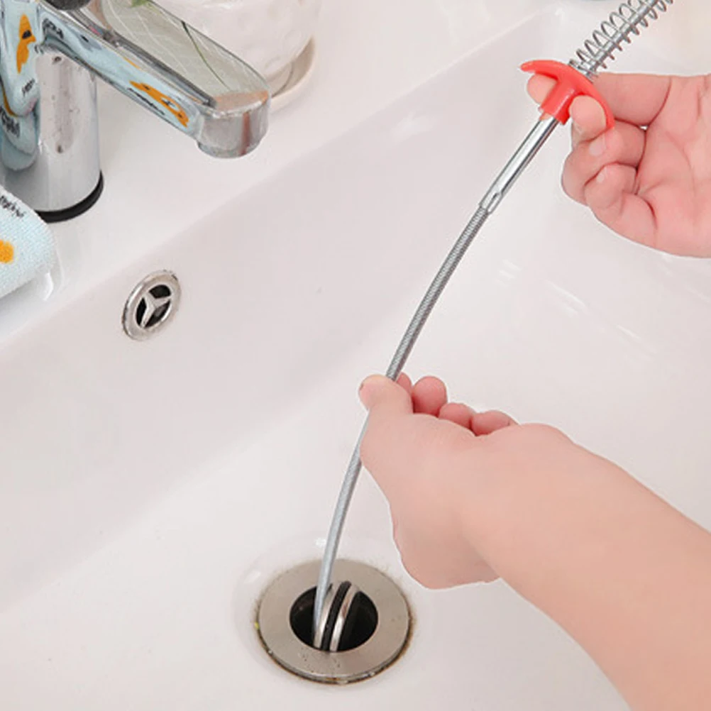 3pcs Premium Pipe Tool Four Claw Cleaner Flexible Spring Design Grip Handle For Sink Bathroom Kitchen Drain