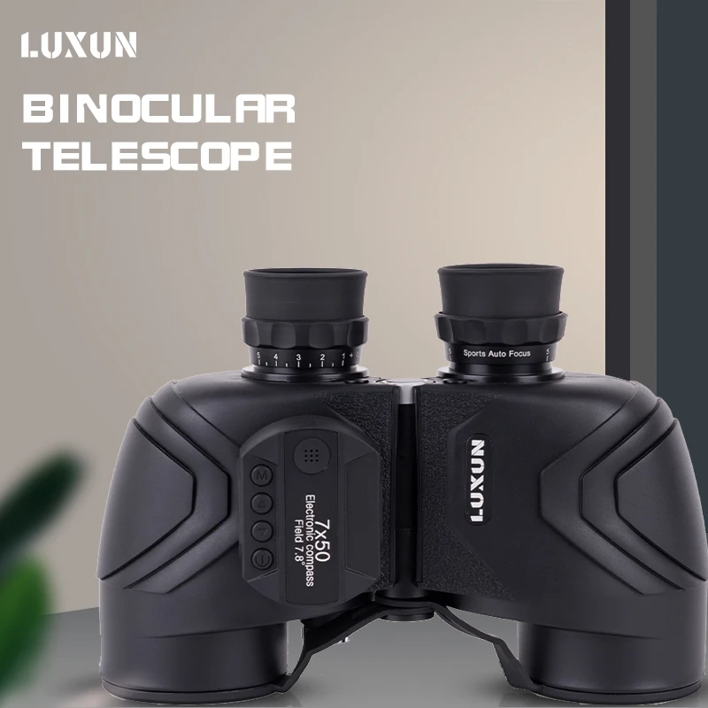 7x50 Binoculars Telescope Nautical Professional Ranging Binoculars With  Electronic Compass