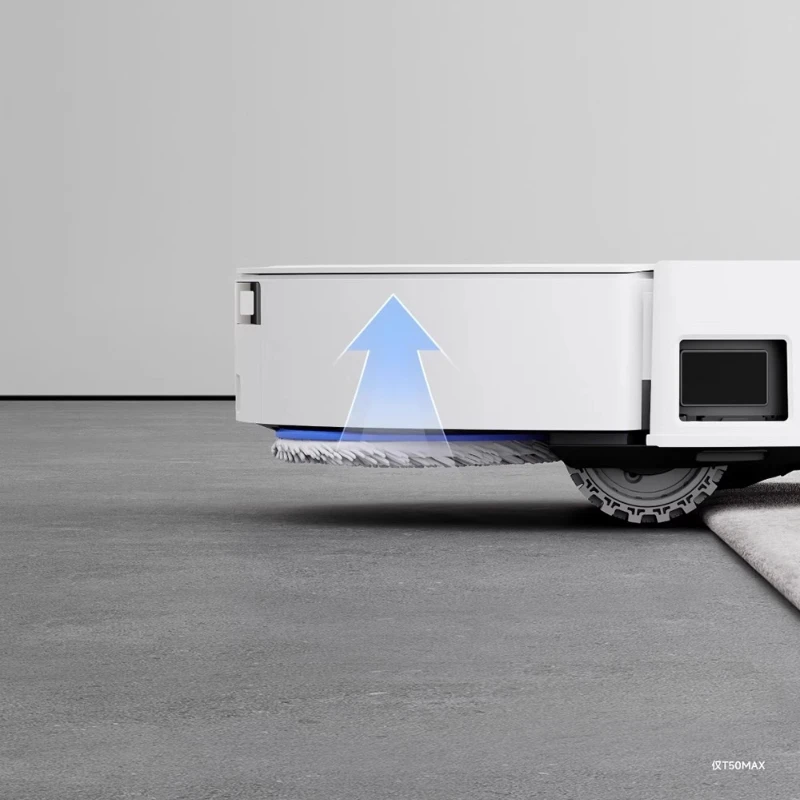 ECOVACS-Robô De Limpeza De Chão, T50 MAX, uma Sucção Global Universal de 18500Pa, Decking e Esfregando