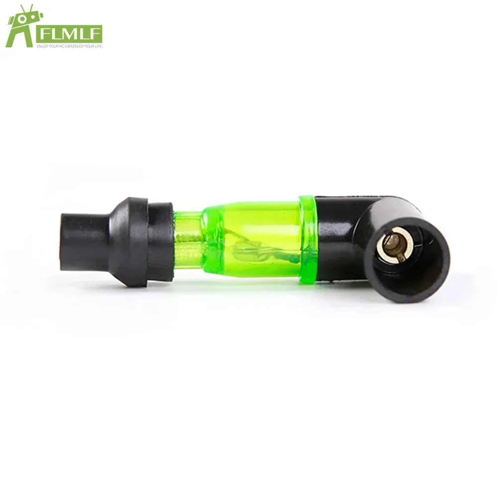 23CC~71CC Engine Visible Flashing Spark Plug+Ignition Coil Kit for 1/5 HPI ROFUN ROVAN KM BAJA Losi FG GoPed RedCat Rc Car Parts